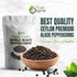 1 lb, 16 oz True Organic Black Peppercorns, Steam Sterilized, USDA & Kosher Certified, Premium Grade, Gluten-Free