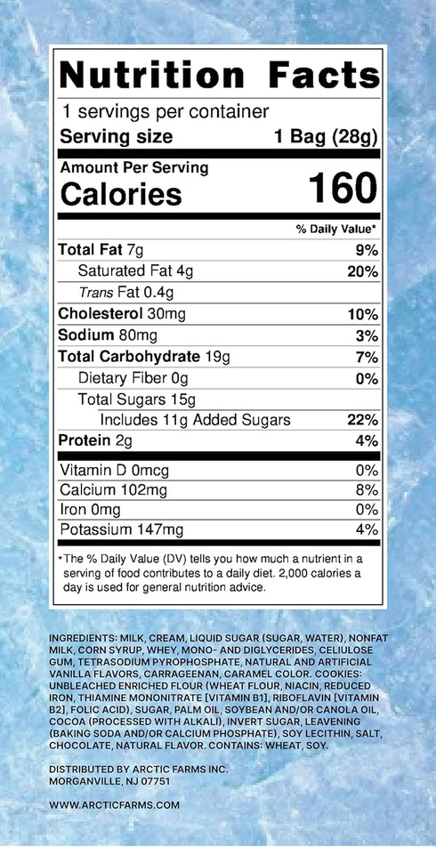3.5 oz Cookies & Cream Freeze-Dried Ice Cream - Arctic Farms