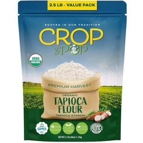 CROP BY POP - Organic Tapioca Starch Flour (40 Oz - 2.5