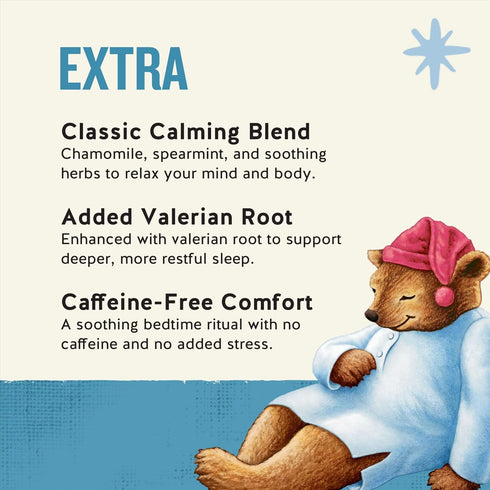 20 Count (Pack 6) Celestial Seasonings Sleepytime Extra Herbal Tea, Promotes Relaxation