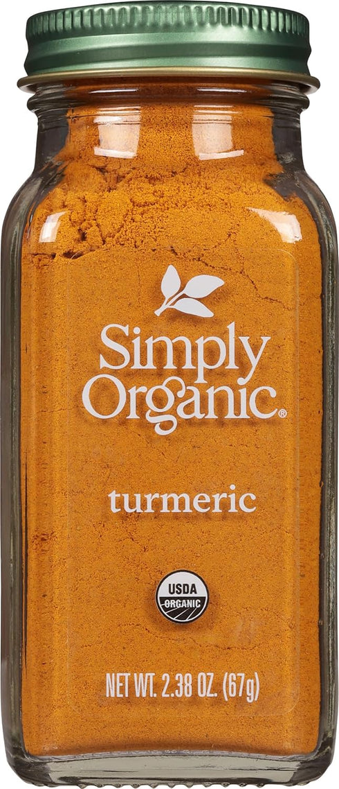 Frontier Organic Ground Turmeric Root, 2.38-Ounce Jar, Distinct Pungent Aroma, Kosher, Non-GMO