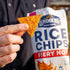 5.5oz, Lundberg Rice Chips, Fiery Hot, Gluten-Free, Kosher, Non-GMO Verified, Whole Grain Brown Rice