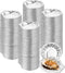 Ntwoiee 250 Pcs Aluminum Foil Clam Shells, 3.9 x 3.7 Disposable Food Shell