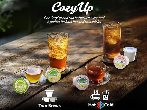 Cozy 36-Count, Up Earl Grey Tea K-Cup Pods, Compatible with Keurig Brewers