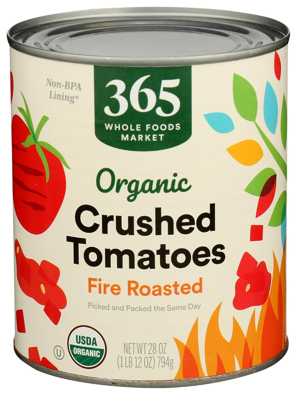 365 by Whole Foods Market, Organic Crushed Tomatoes, Fire Roasted, 28 Ounce