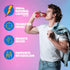 200mg 16oz 80s (12 Pack) JOLT Cola Energy Drink Caffeine, Zero Sugar, Can Classic Flavor, Nootropics, B-Vitamins