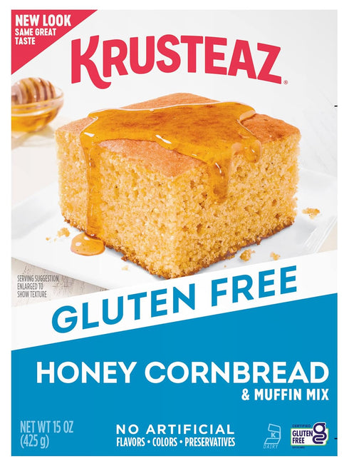 Krusteaz Gluten Free Baking Mix, Honey Cornbread & Muffin Mix, Gluten Free