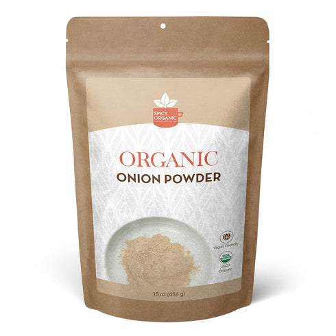 SPICY ORGANIC Onion Powder 16 oz. Certified USDA Organic - Non-GMO -
