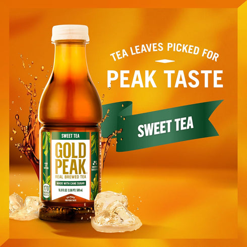 16.9 oz, 6 Pack Gold Peak Tea, Sweet Tea, fl