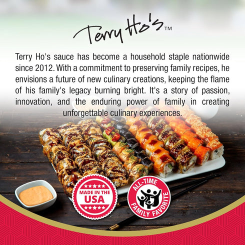 32 oz Terry Ho's The Original Yum Yum Sauce Japanese Mayo-Based Sauce for Dipping, Marinades, and Salad Dressings