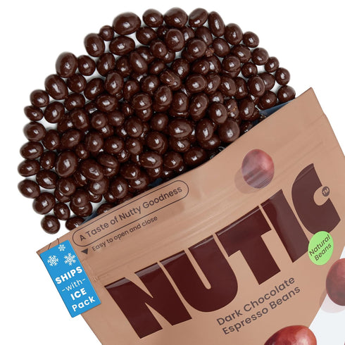 Dark Chocolate Covered Espresso Beans - Gourmet Roasted Coffee Beans in Rich