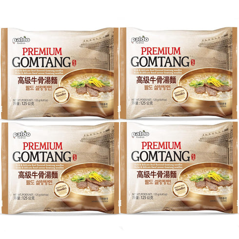500g 4.41oz (Pack 4) Paldo Premium Gomtang Noodle