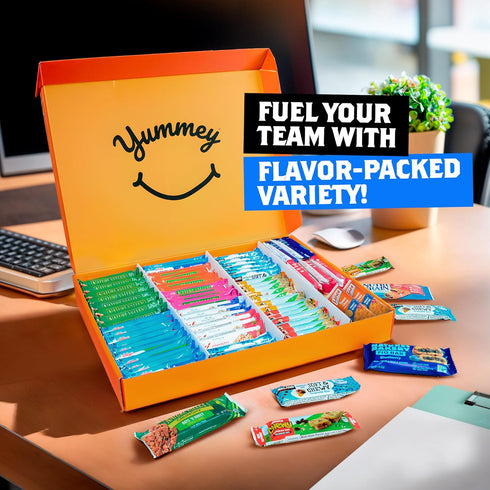 Pack Pack (60 Count) Granola Bars Bulk Variety - Healthy Granola Bars Variety Snack Box for Office Snacks & Healthy
