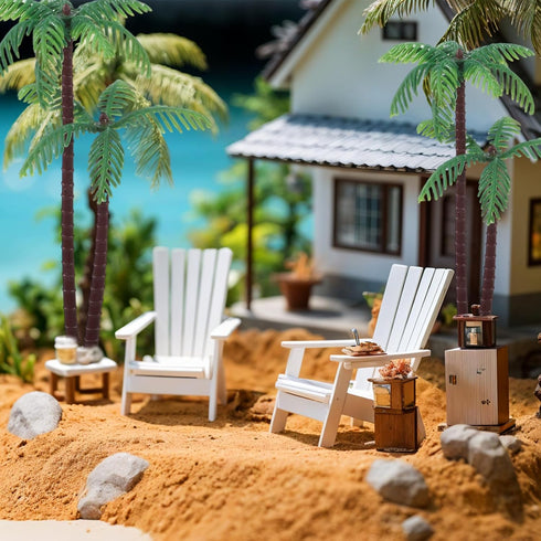 Gtziqa 16 Palm Tree Cake Topper, Pcs Fake Palm Tree Decor Mini Coconut Trees Model Artificial Tropical Rainforest
