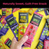 30 Pack ZEARAW Healthy Fruit Snacks for Adults and Kids Fruit Leather with Dried Apple-Black Currant, Pear-Mango