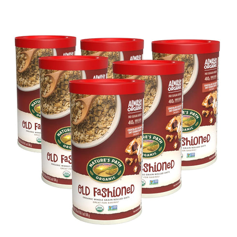 18 oz (Pack 6), Nature's Path Organic Quick Cook Instant Oatmeal, of Non-GMO