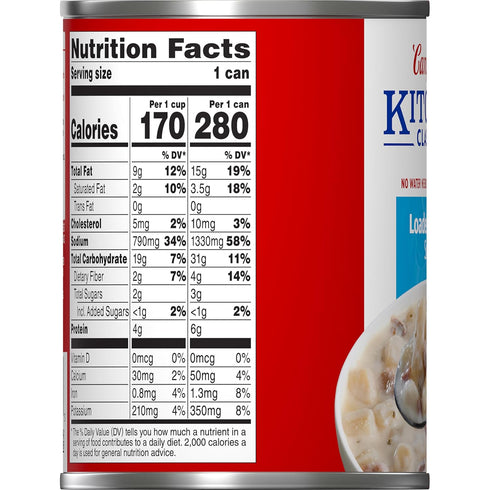 14.5 oz Campbell's Kitchen Classics Loaded Potato Soup, Can