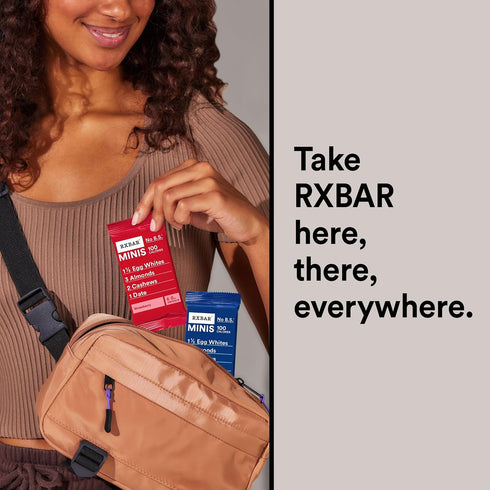 6g Pack (4 32 Count) RXBAR Minis Protein Bars, Protein, Gluten Free Snacks, Variety Boxes