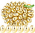 Supernal 40pcs Golden Easter Egg 3.1"Large Golden Metallic Easter Eggs Great For