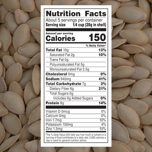 5 oz. (Pack 12) DAVID All Natural Pumpkin Seeds