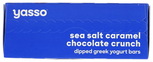Frozen 10.6 YASSO Sea Salt Caramel Chocolate Crunch Yogurt Bars, FZ