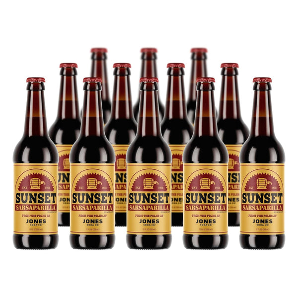 Fallout Sunset Sarsaparilla 12oz Jones Soda | 12 Pack