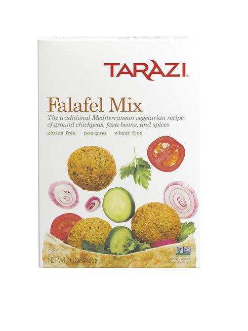 Tarazi Falafel Mix | Great as Veggie Burger Mix, Non-GMO, Kosher, All