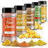 Franklin's Gourmet Popcorn Seasoning Powder Variety Pack in 5 Flavors - Made