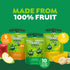Pack, 3.2 oz (Pack 20), GoGo squeeZ No Sugar Added Applesauce and Fruit Puree Variety Apple, Mango & Banana, Pouches