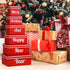 6 Christmas Gift Baskets - Tier Indulgence Nuts Gift Basket Tower with Filled With Snacks & Nuts - Gourmet Food