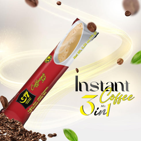 G7 3-in-1 (100 Trung Nguyen Instant Coffee - with NANO+ Technology, Roasted Ground Blend, Non-dairy Creamer & Sugar