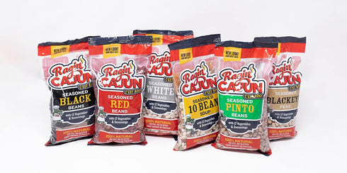 16 oz (Pack 6) Seasoned Blackeye Beans Ragin' Cajun