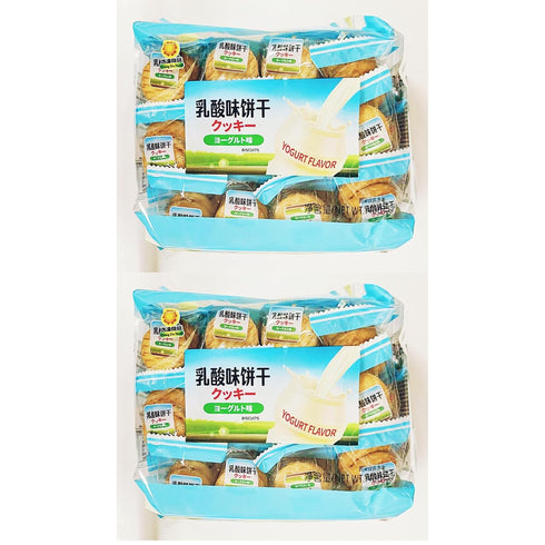 Generic Yogurt Flavor Biscuit Cookies, 14 Oz,2 Pack, Individually Wrapped