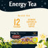 12 (Pack 6) Celestial Seasonings Energy Black Tea, Caffeinated, Tea Bags Box
