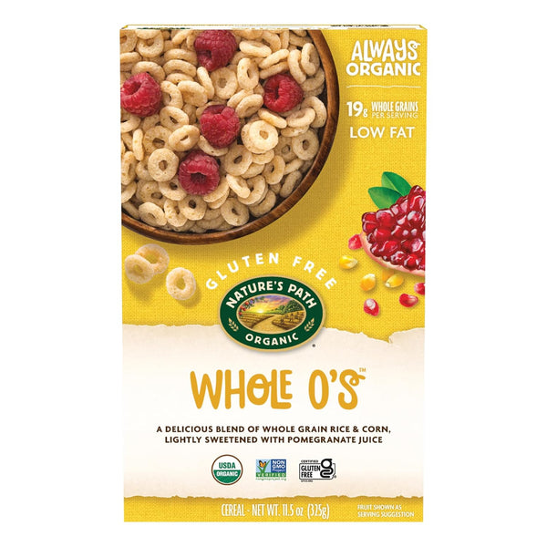 Nature's Path Organic Whole O's Cereal, 11.5 oz (Pack of 1), Crunchy