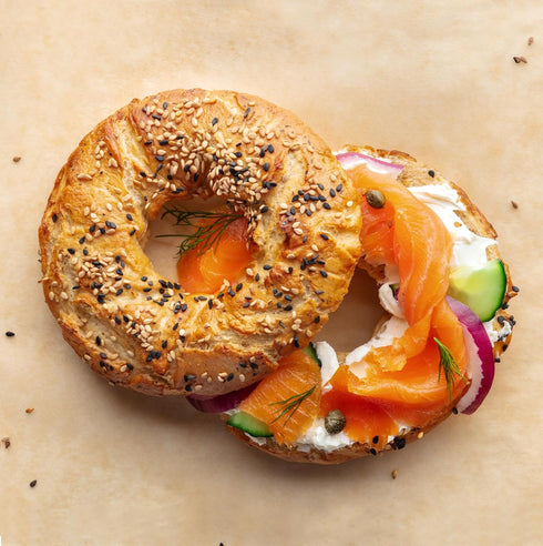 5 lb Commercial Farmersville Spice Co. Everything Bagel Seasoning, Handle Jug, Kosher Blend for Kitchens