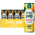 Simply POP Prebiotic Soda Pineapple Mango Cans, 12 fl oz, 12 Pack
