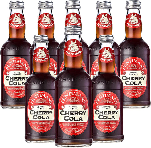 Fentimans Botanically Brewed Classic Cherry Cola Sparkling Soda, 9.3 fl oz Bottles