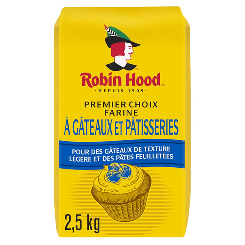 Robin Hood 2.5 Kilograms/5.51 Best for Cake & Pastry Flour Pounds {Imported from Canada}
