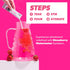 Pack, 6 Packets, 1 12 Pure Kick Hydration Pitcher Strawberry Watermelon, Includes Box, Makes Quarts Total
