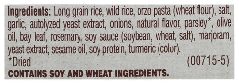 5.9oz Boz Near East Long Rain & Wild Rice Mix, Garlic & Herb
