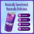 Soda,Grape,16 oz Verified,Gluten-Free,Vegan,(Pack 24) Zevia Zero Sugar Cans Naturally Sweetened,Non-GMO Project