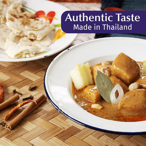 9.8 oz (Pack 2) Watcharees Thai Massaman Curry Sauce Authentic Thai Flavor Made from Real Massaman Curry Paste