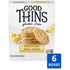 6 3.5 oz Good Thins Three Cheese Rice & Cheese Snacks Gluten Free Crackers, Bulk Snack Crackers, - Boxes
