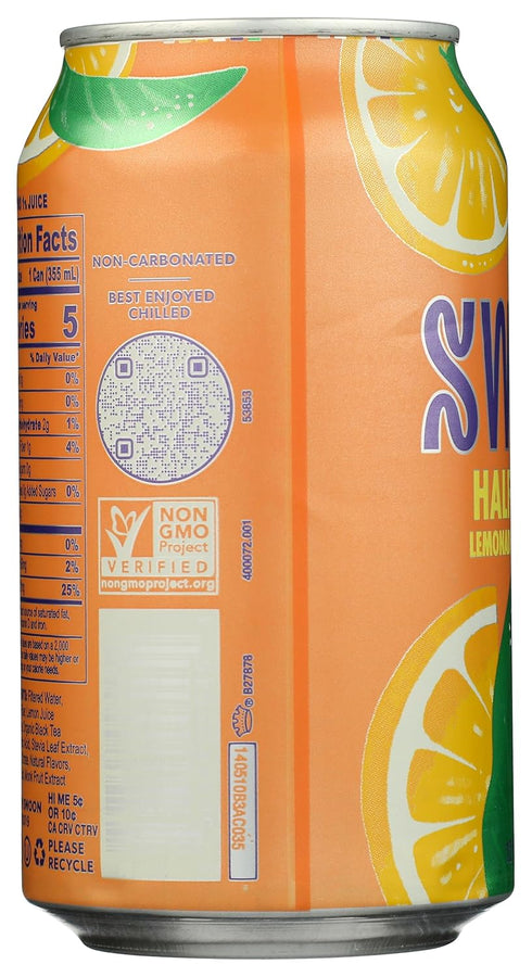 12 Oz Swoon, Lemonade Half Half Zero Sugar, Fl