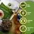 1 lb Wu Mountain Tea Organic Oolong Tea Loose Leaf Premium Whole Black Chinese Tea Leaves Smooth Aroma, Low