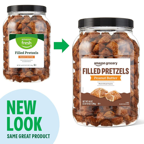 44 Oz Amazon Grocery, Peanut Butter Filled Pretzels