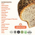 Wilbur 1g 7g (3 Pack (16 oz), Dr. B's Five Flour Multigrain Bread | Net Carbs & Protein | Low Calorie, Vegan, Sugar