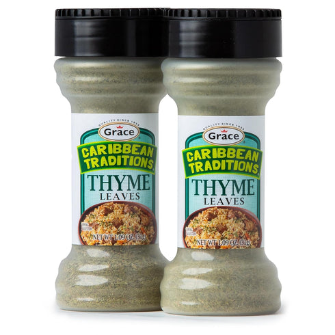 Grace Caribbean Traditions Thyme Leaves - 2 Pack - Thyme Fresh Tomillo