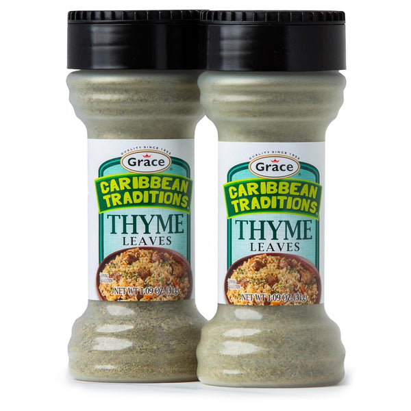 Grace Caribbean Traditions Thyme Leaves - 2 Pack - Thyme Fresh Tomillo